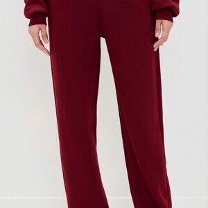 Women's Burgundy Parke Pants
